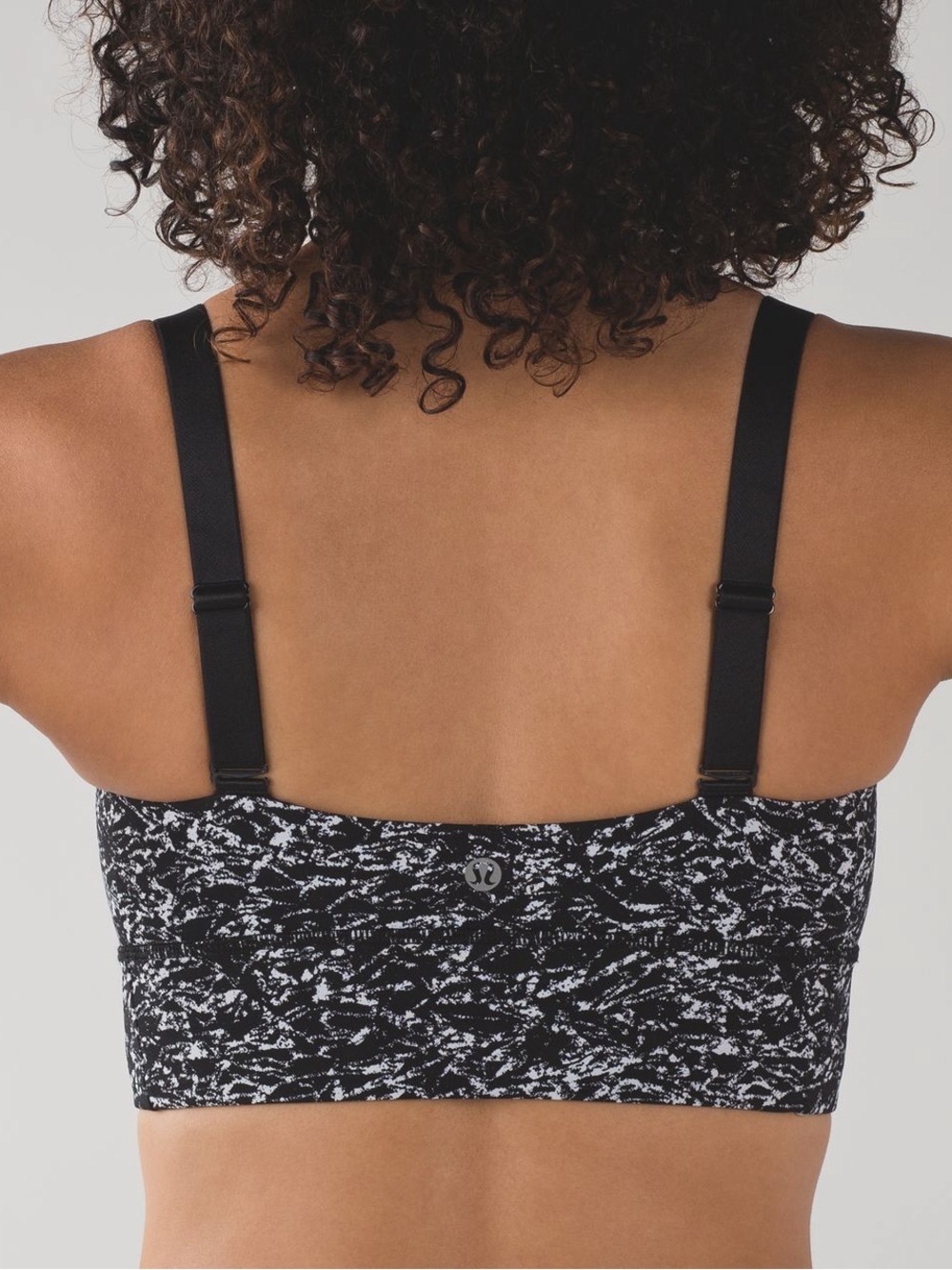 Lululemon Both Ways Bra Ices Wave White Black Size 6 - Picture 2 of 7